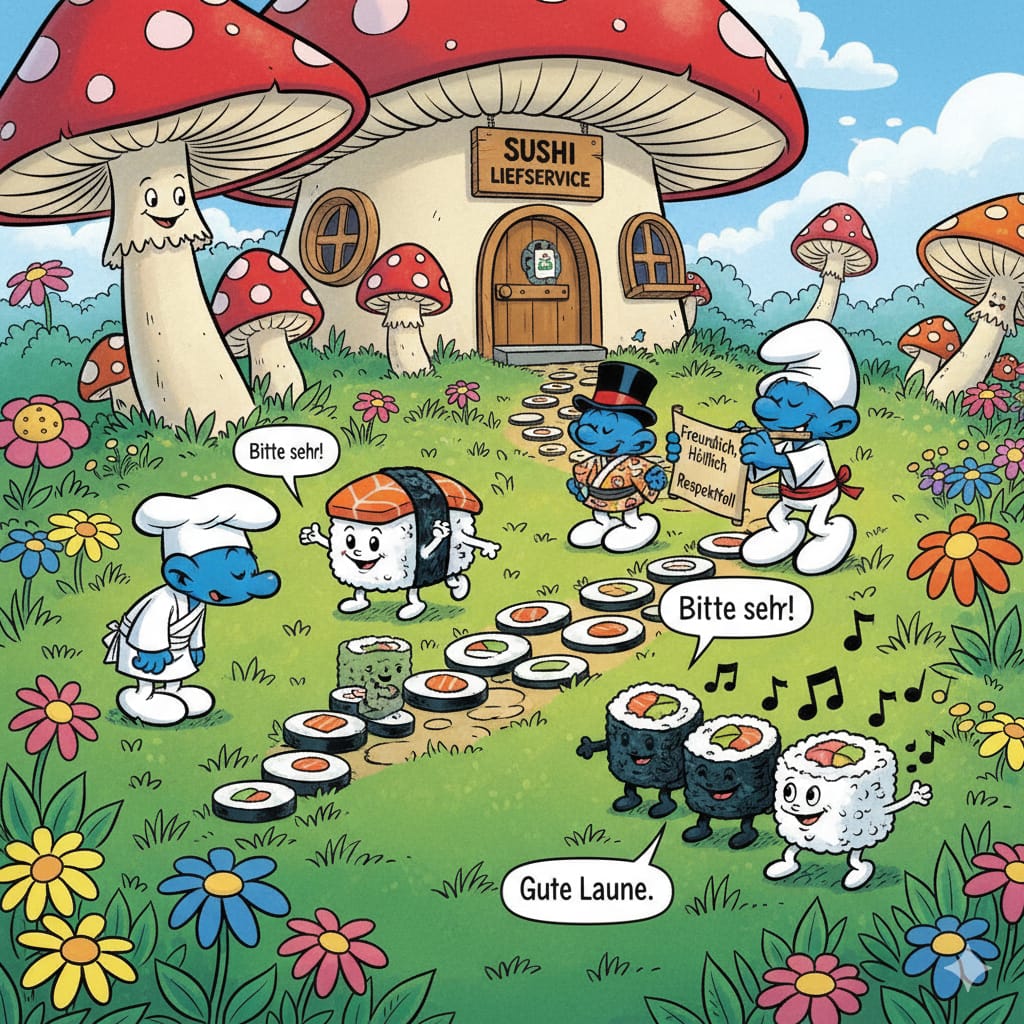 Freundlich, höflich, respektvoll und gute Laune